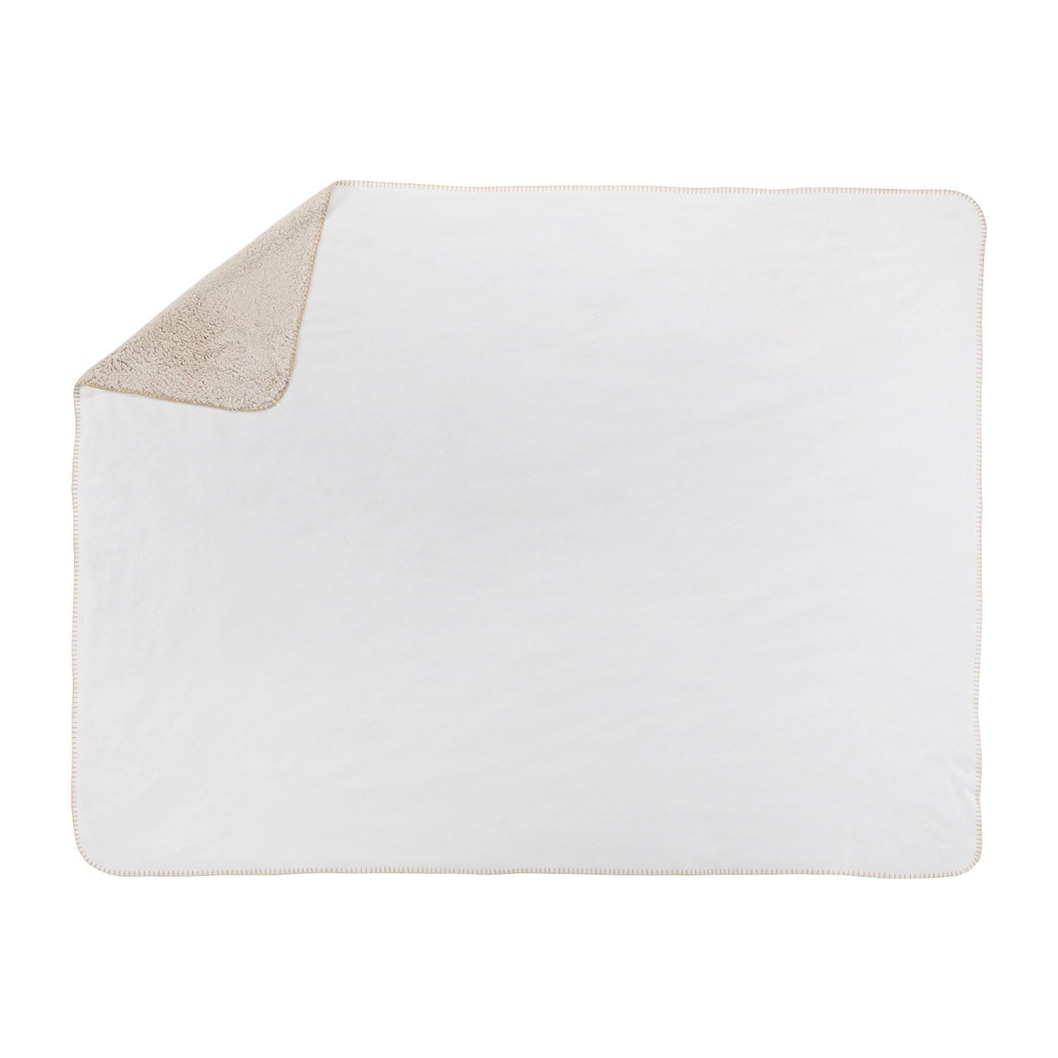 Extra Large Sherpa Lined Micro Mink Throw 2