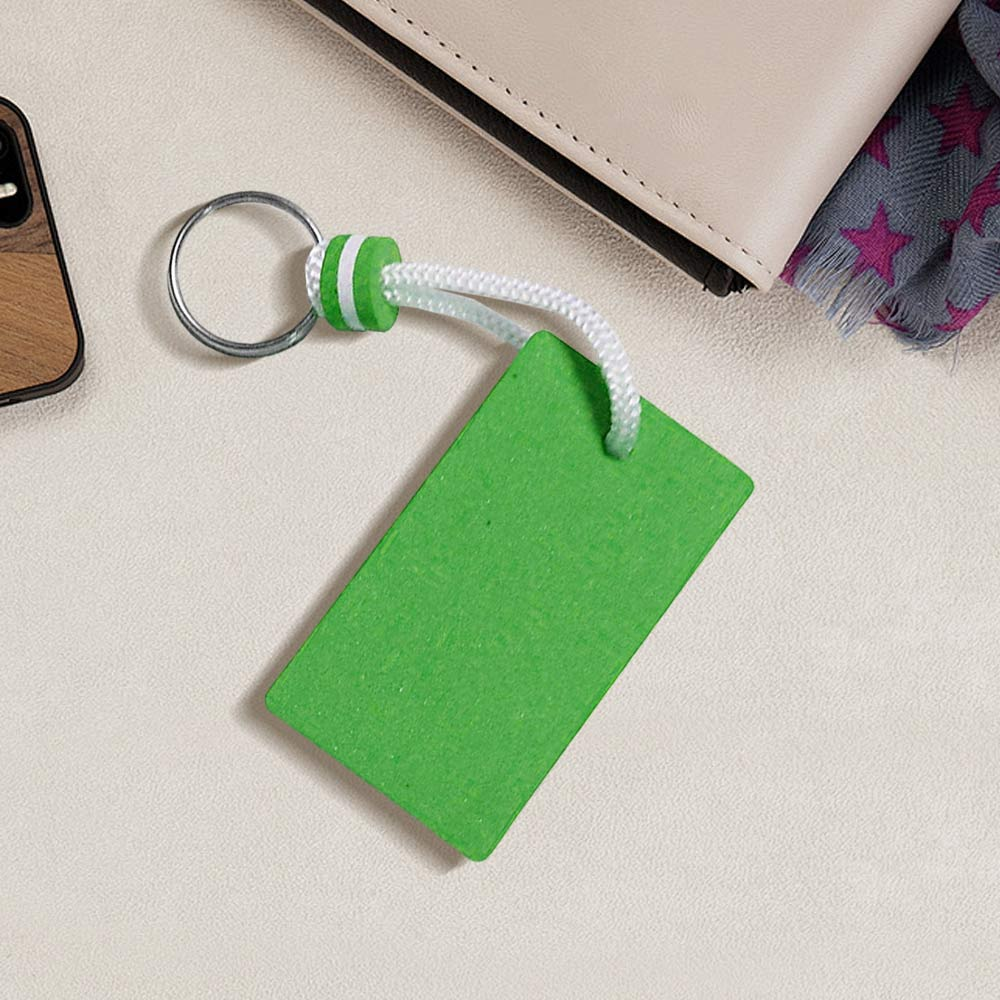 Rectangle EVA Floating Keychains 12
