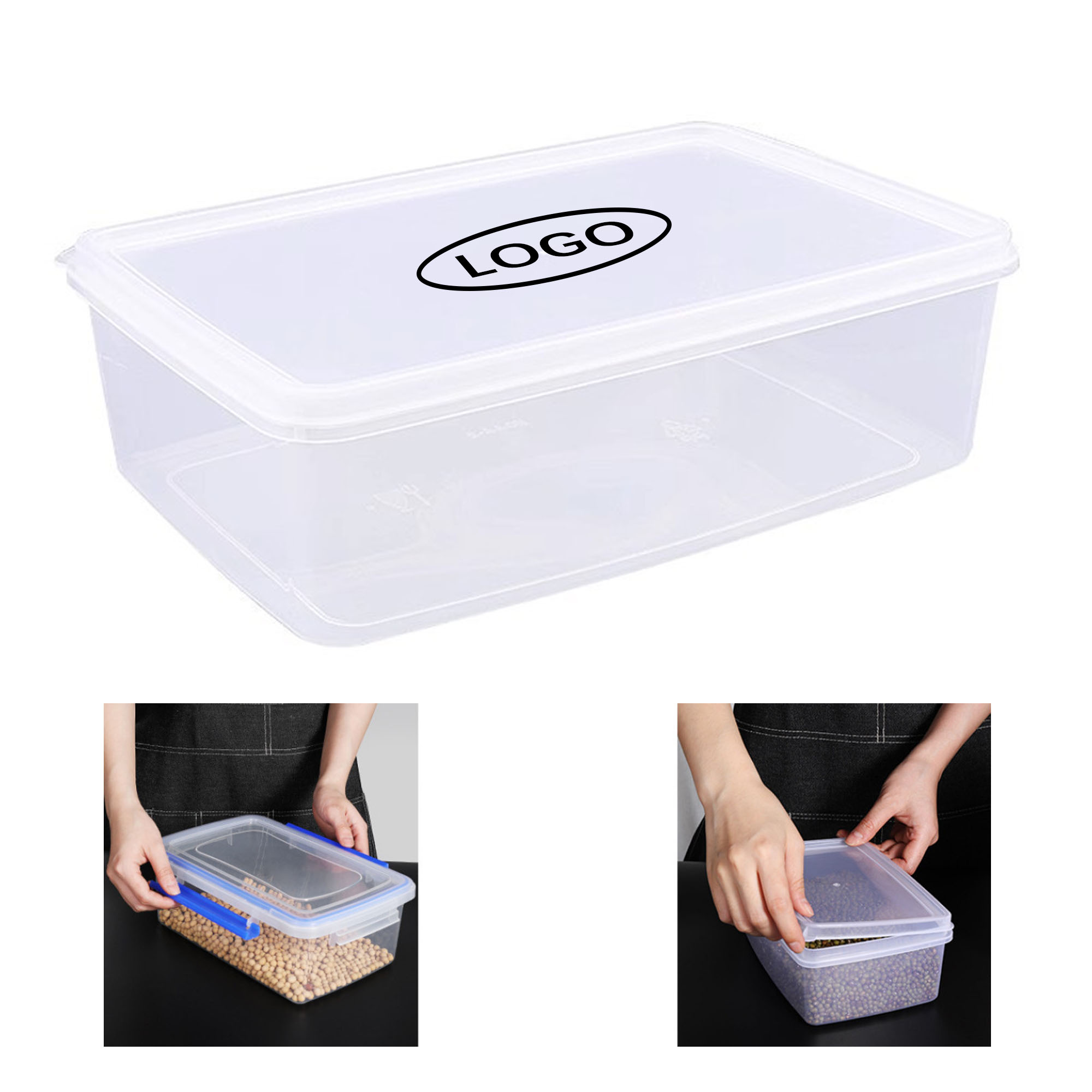Plastic Storage Boxes Food Container Microwavable 1