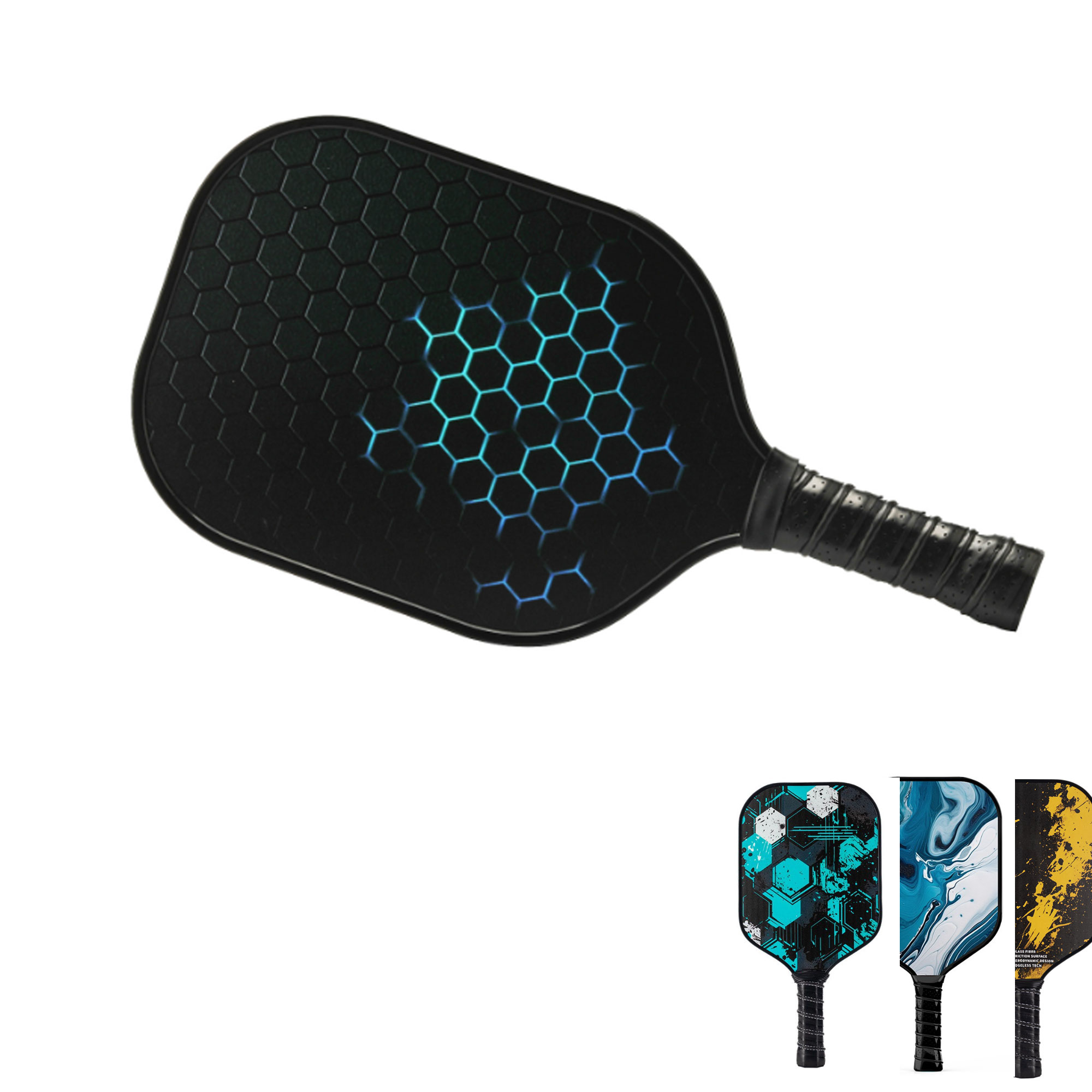 High-Performance Fiberglass Pickleball Paddle with Honeycomb Core 3
