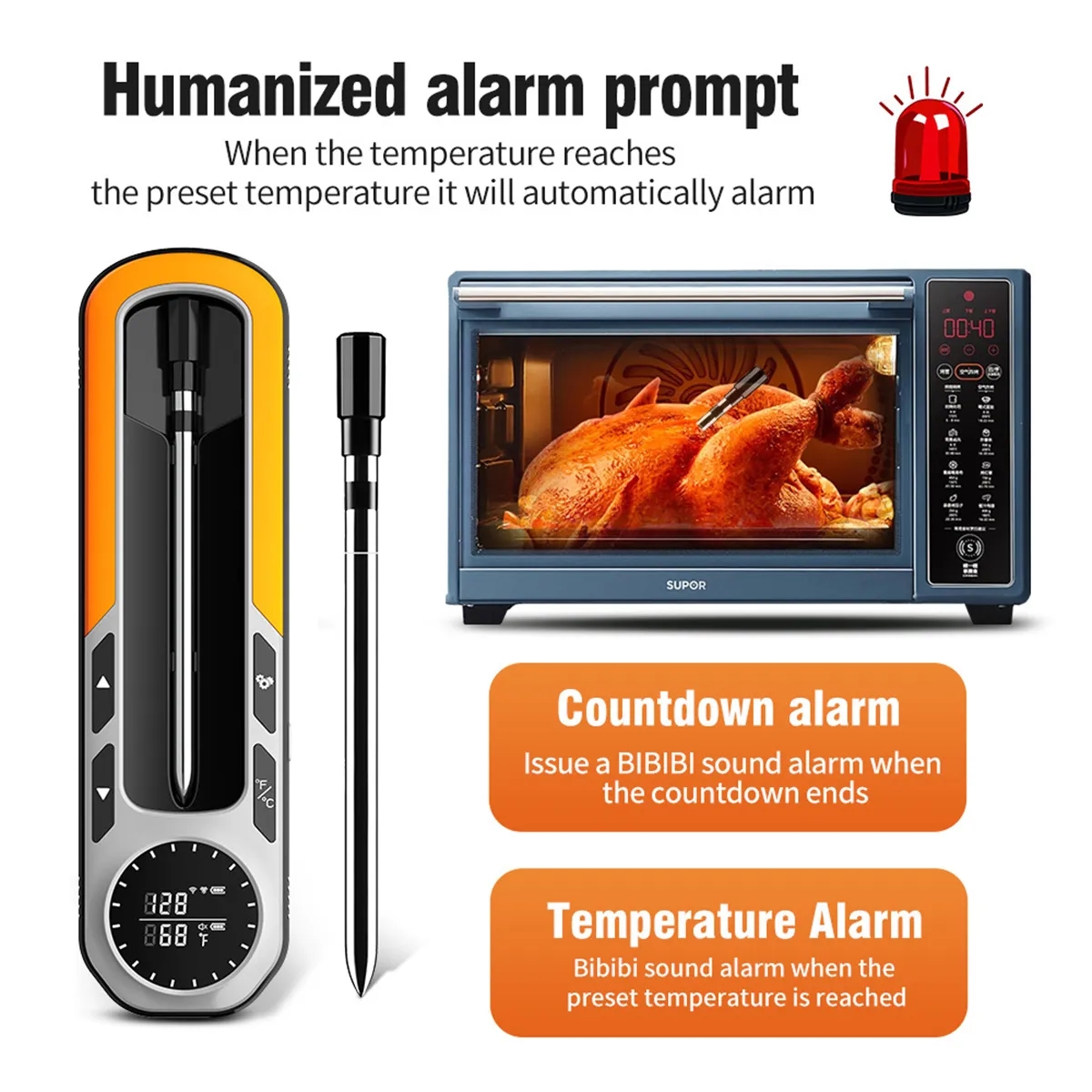 WirelessBluetooth Digital Meat Thermometer 4