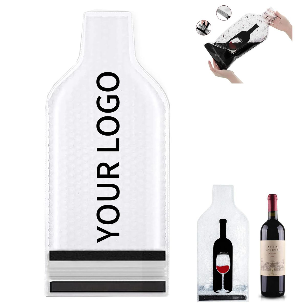 Reusable Leakproof Wine Carrier Bag 2