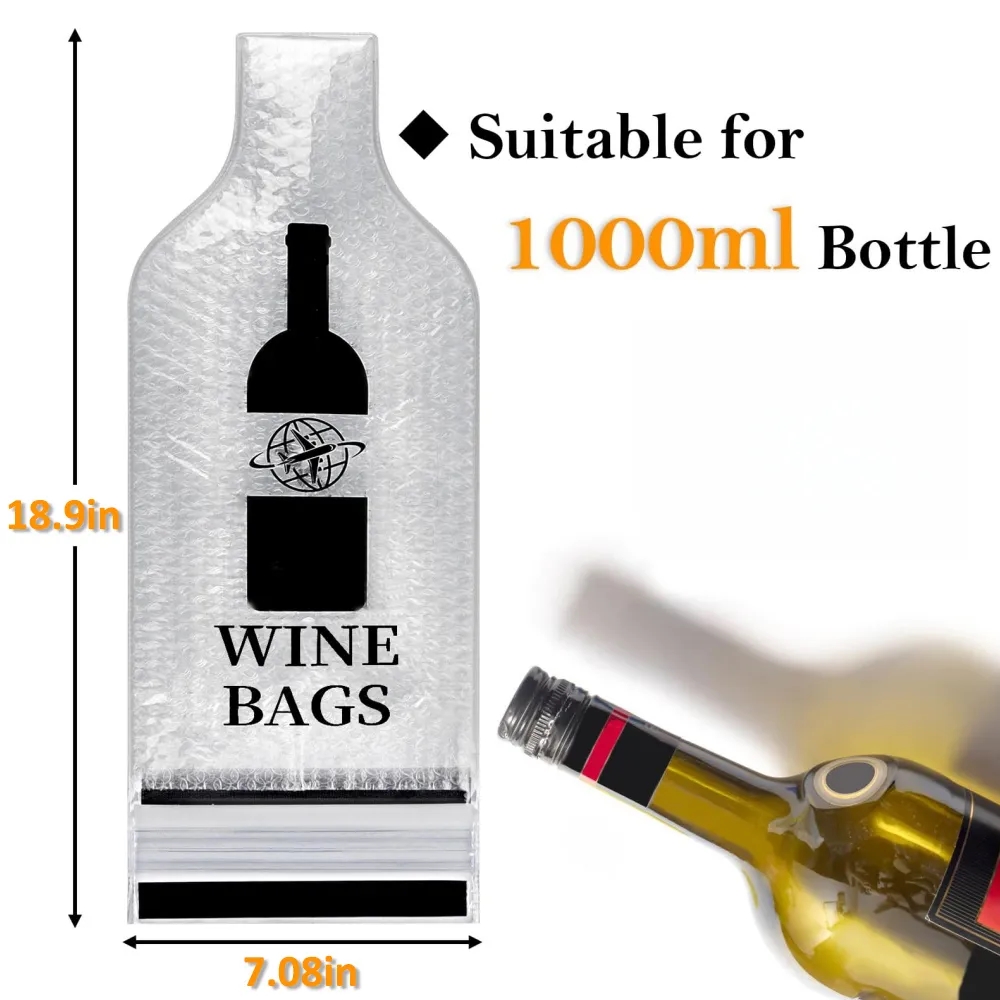 Leakproof Wine Bottle Travel Sleeve 7
