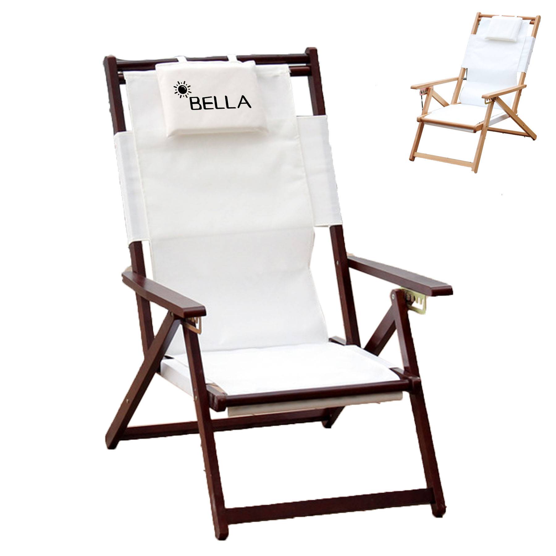 Outdoor solid wood folding chair 9