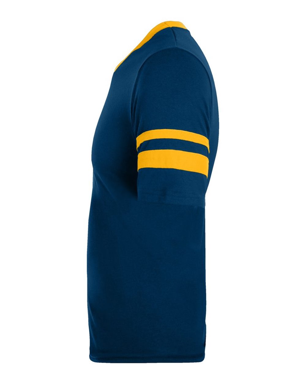 V-Neck Jersey with Striped Sleeves - 360 101