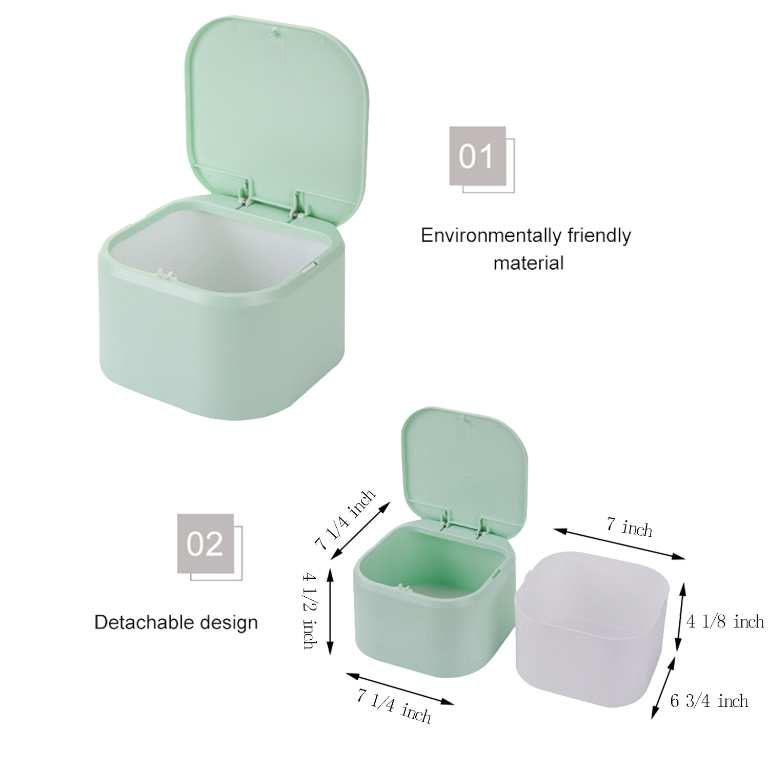 Desktop Trash Can 3