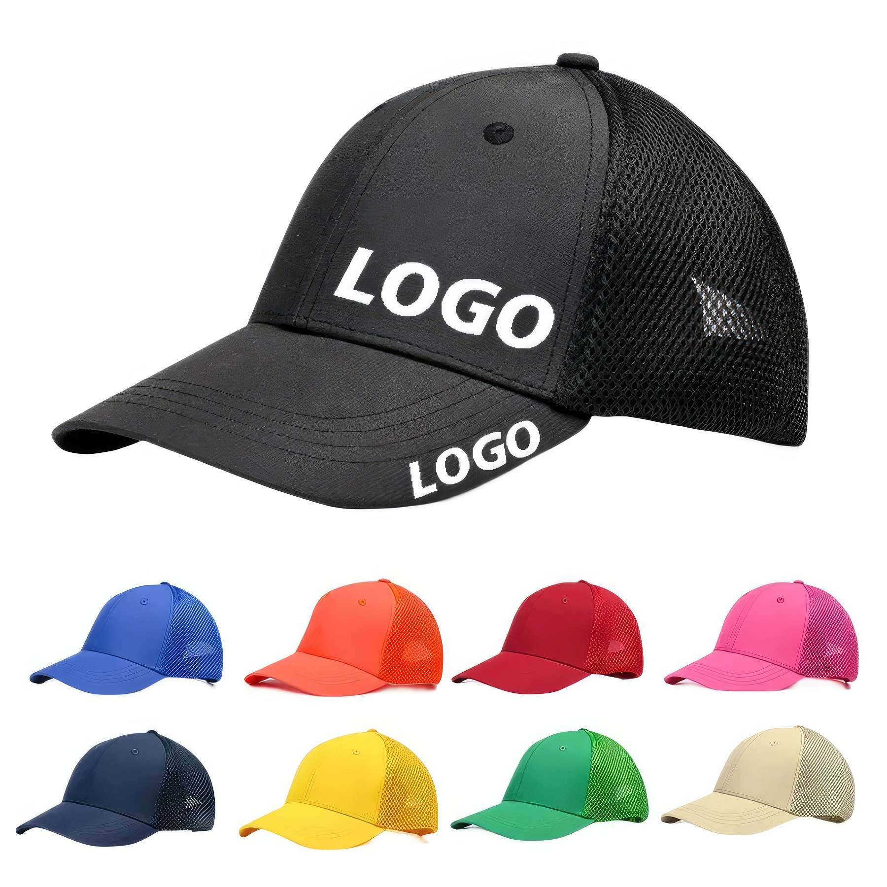 Custom Adjustable Mesh Back Trucker Hat 1