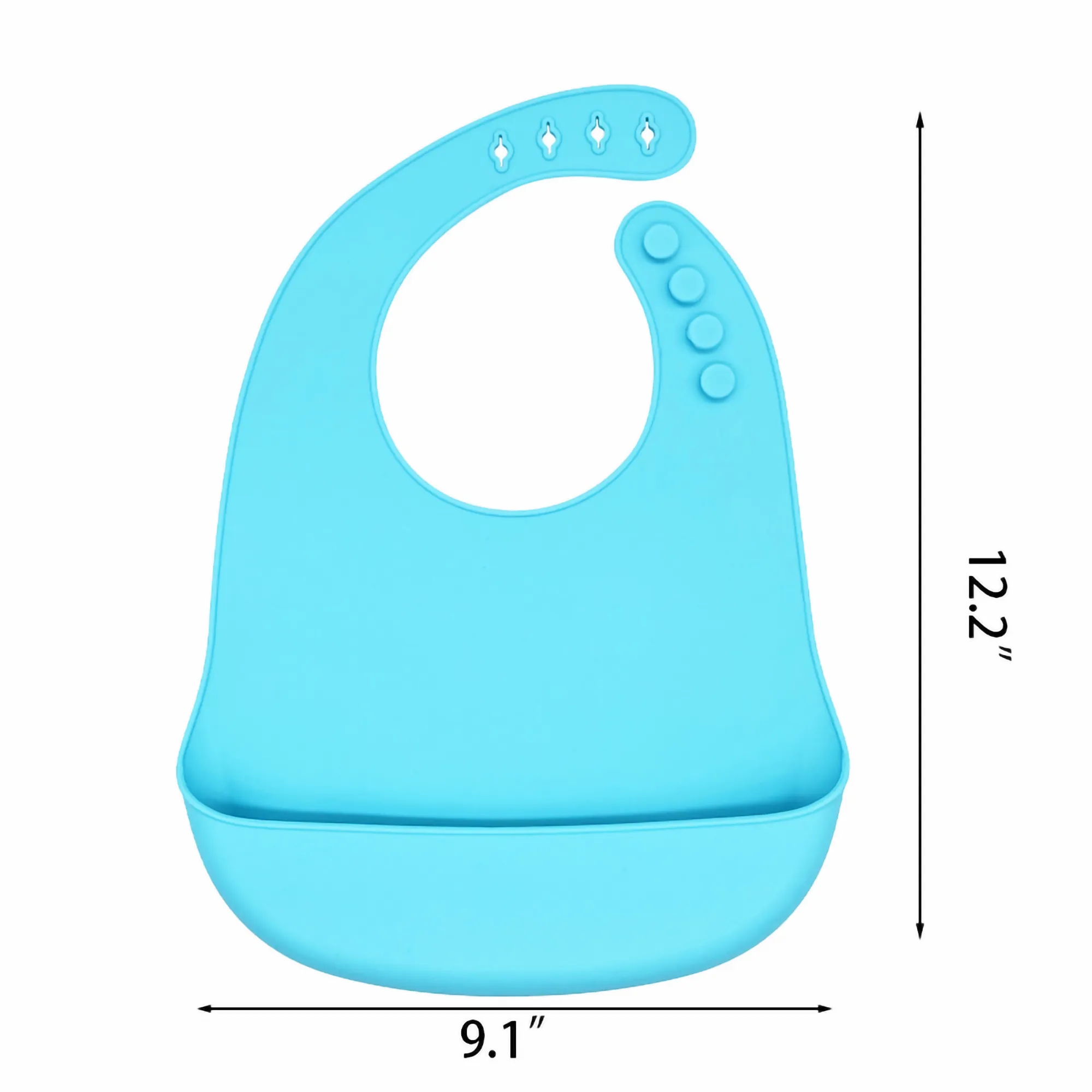 Baby Silicone Waterproof Bib 5