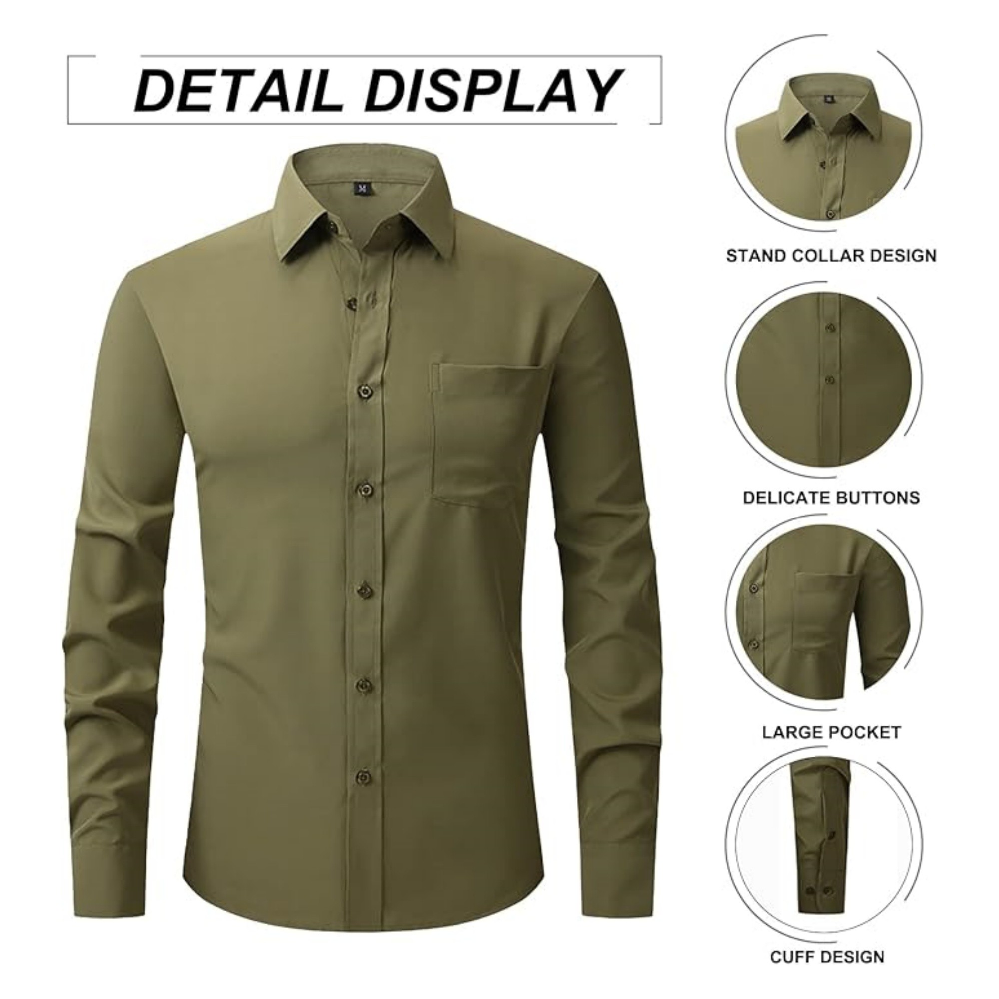 Man's Long Sleeve Dress Shirt 3