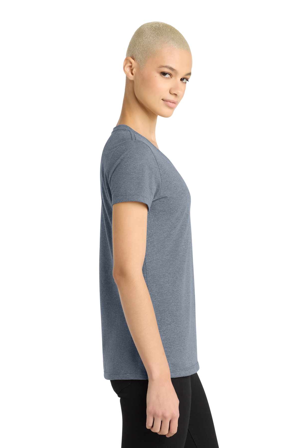 District - Women's Perfect Weight V-Neck Tee. DM1170L 99