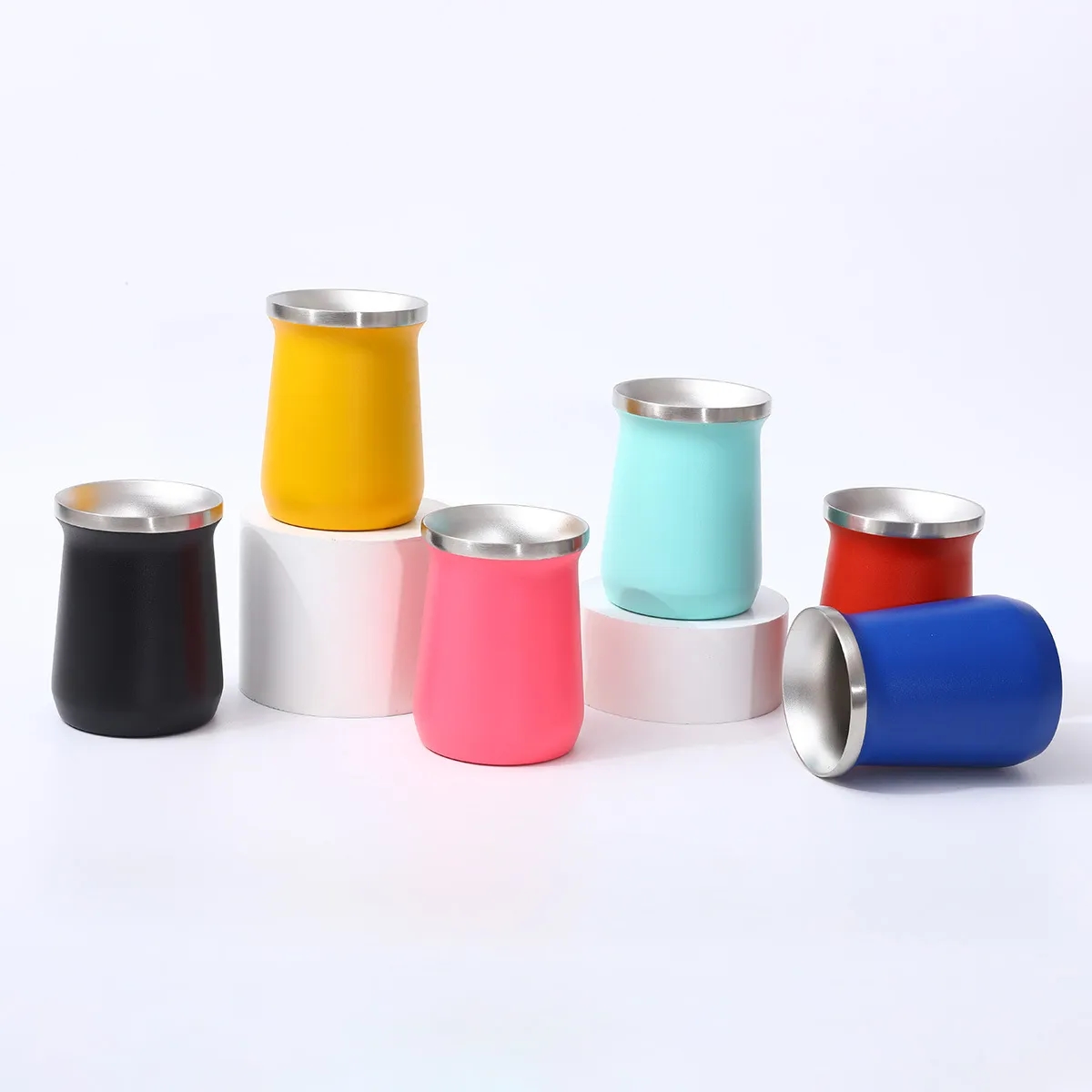 8.8oz. Stainless Steel Tumbler Double wall Mug Eggshell cup 2