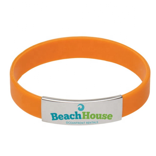 Silicone Wristband with Metal Clip 7