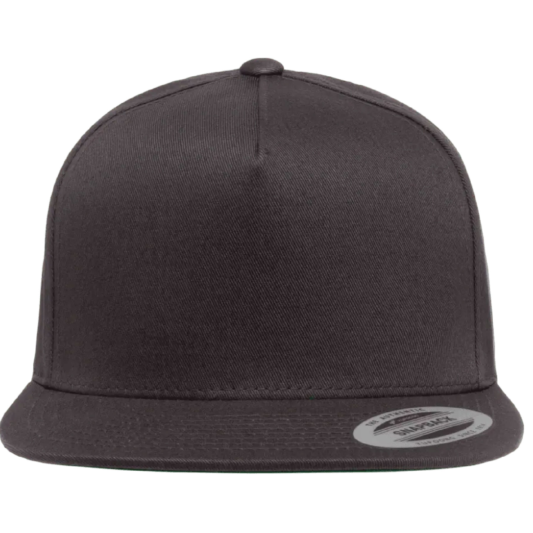 YP Classics 6007 – Five-panel Cotton Twill Snapback with Leatherette Patches or Embroidery 36