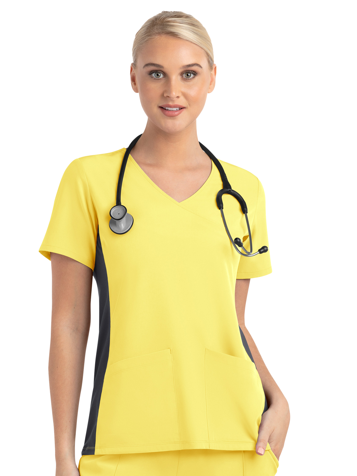 Maevn - Matrix Impulse - Women's Two-Pocket Mock Wrap Top 15