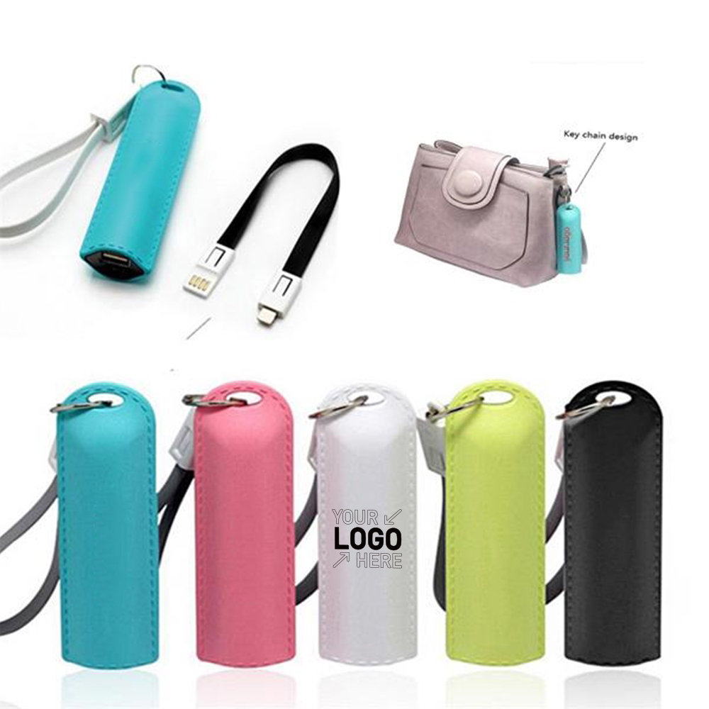 2600mAh 2 in 1 Keychain Power Bank Charger 6