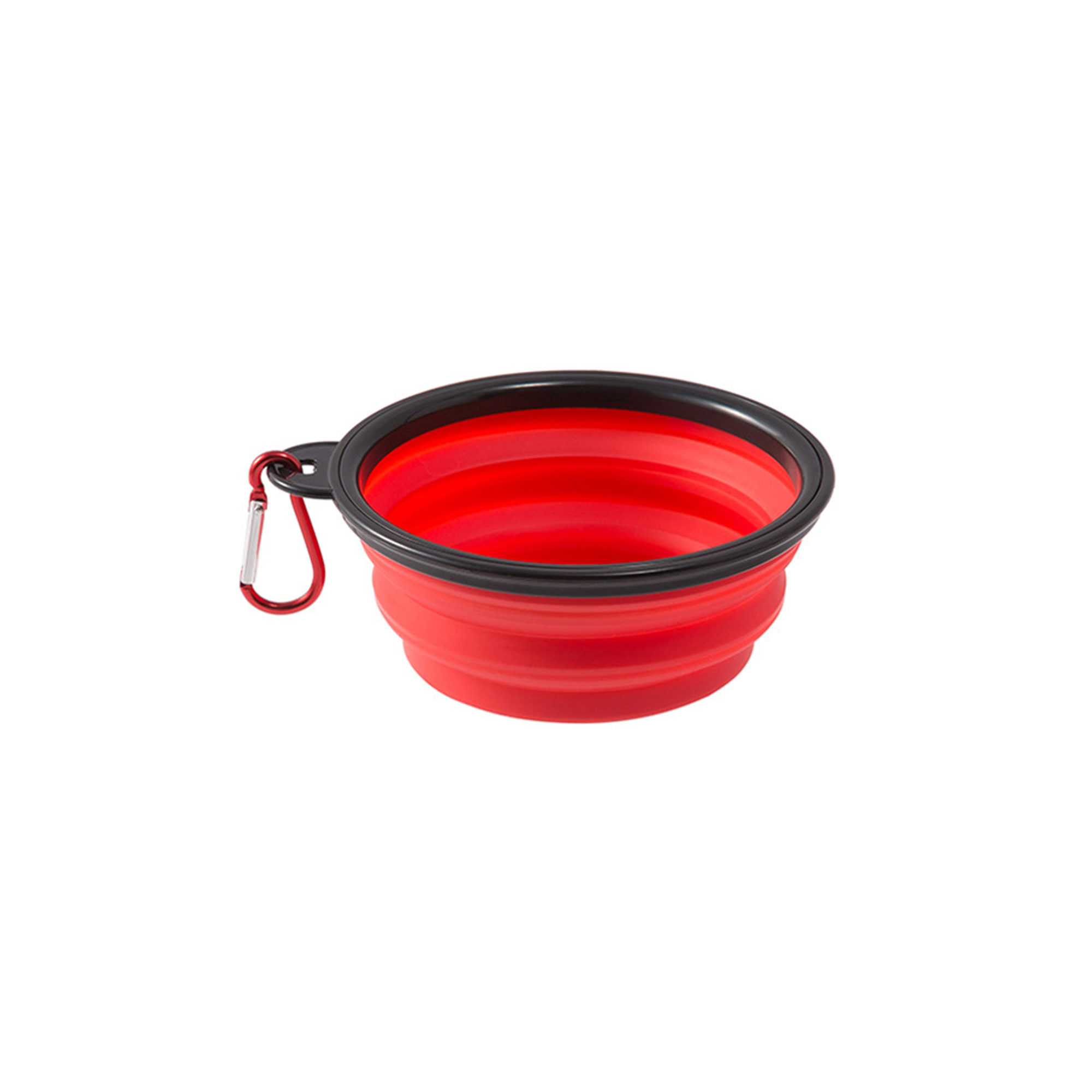 Portable Collapsible Pet Travel Dish With Carabiner 3