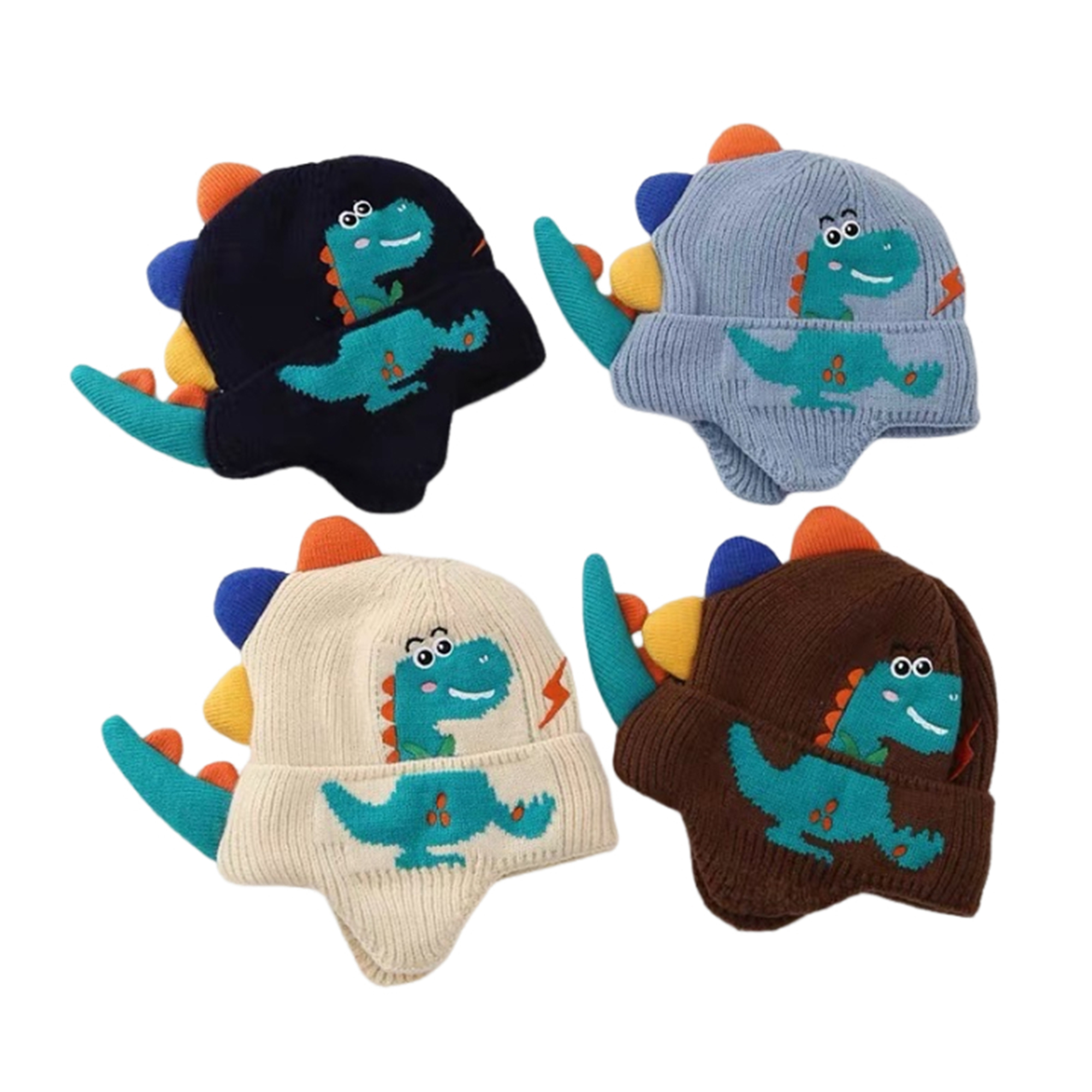 Kids Dinosaur Hat For Winter 3