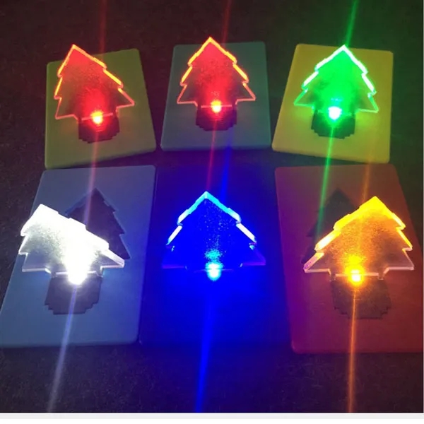 Christmas Tree Folding LED Card Light 8