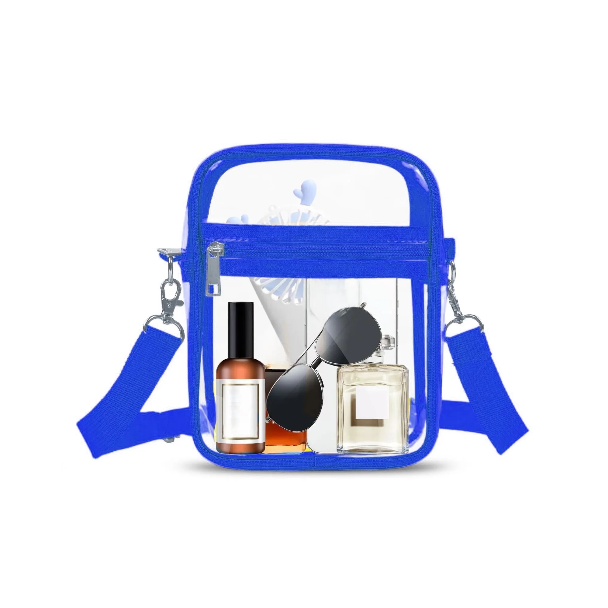 Small Transparent PVC Crossbody Bag 7