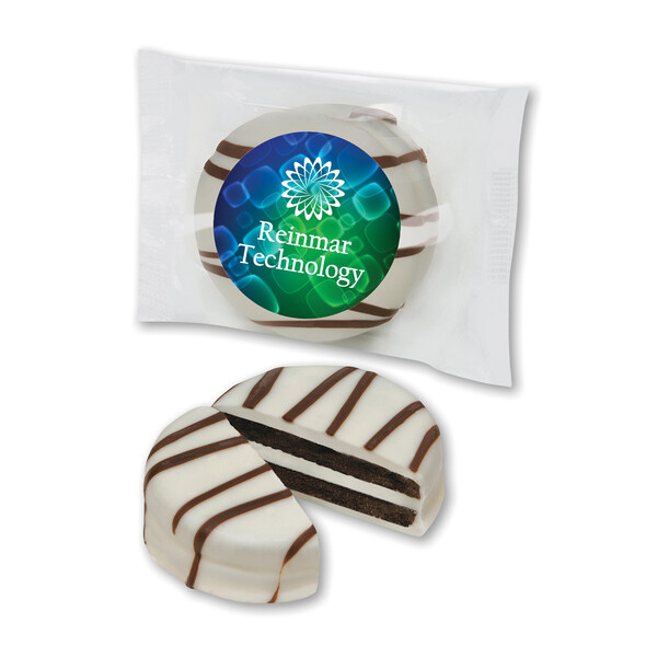 White Chocolate Covered Oreo Cookie