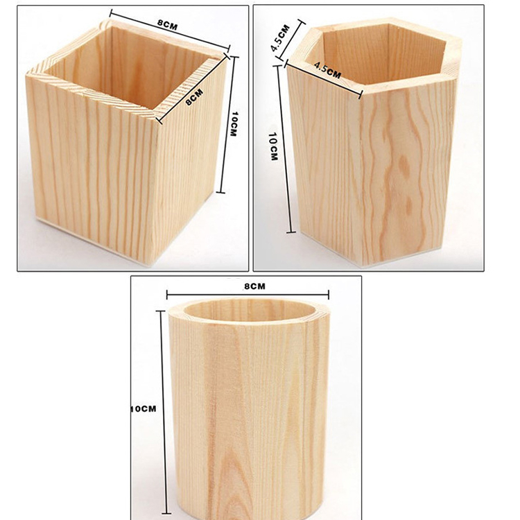 Wood Pen Holder 2