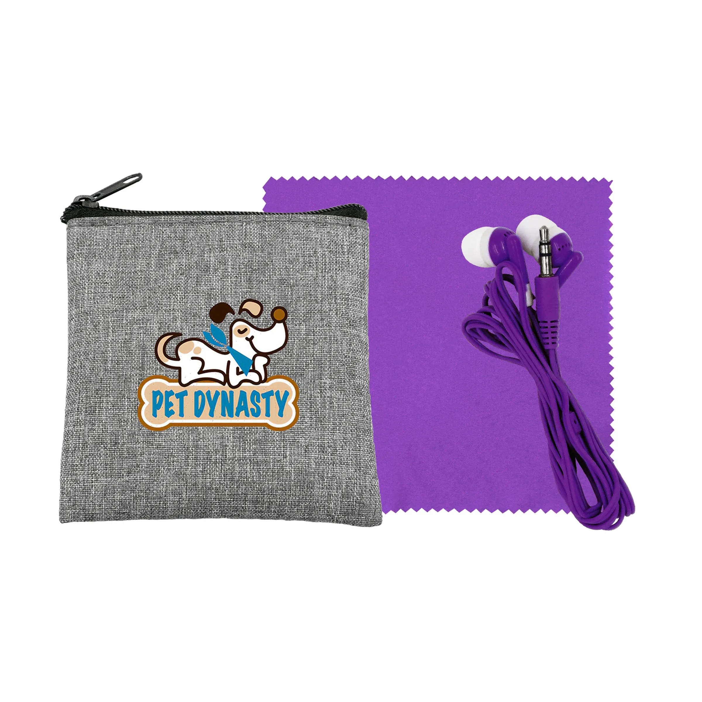 Recycled Ear Bud & Cloth Set 9