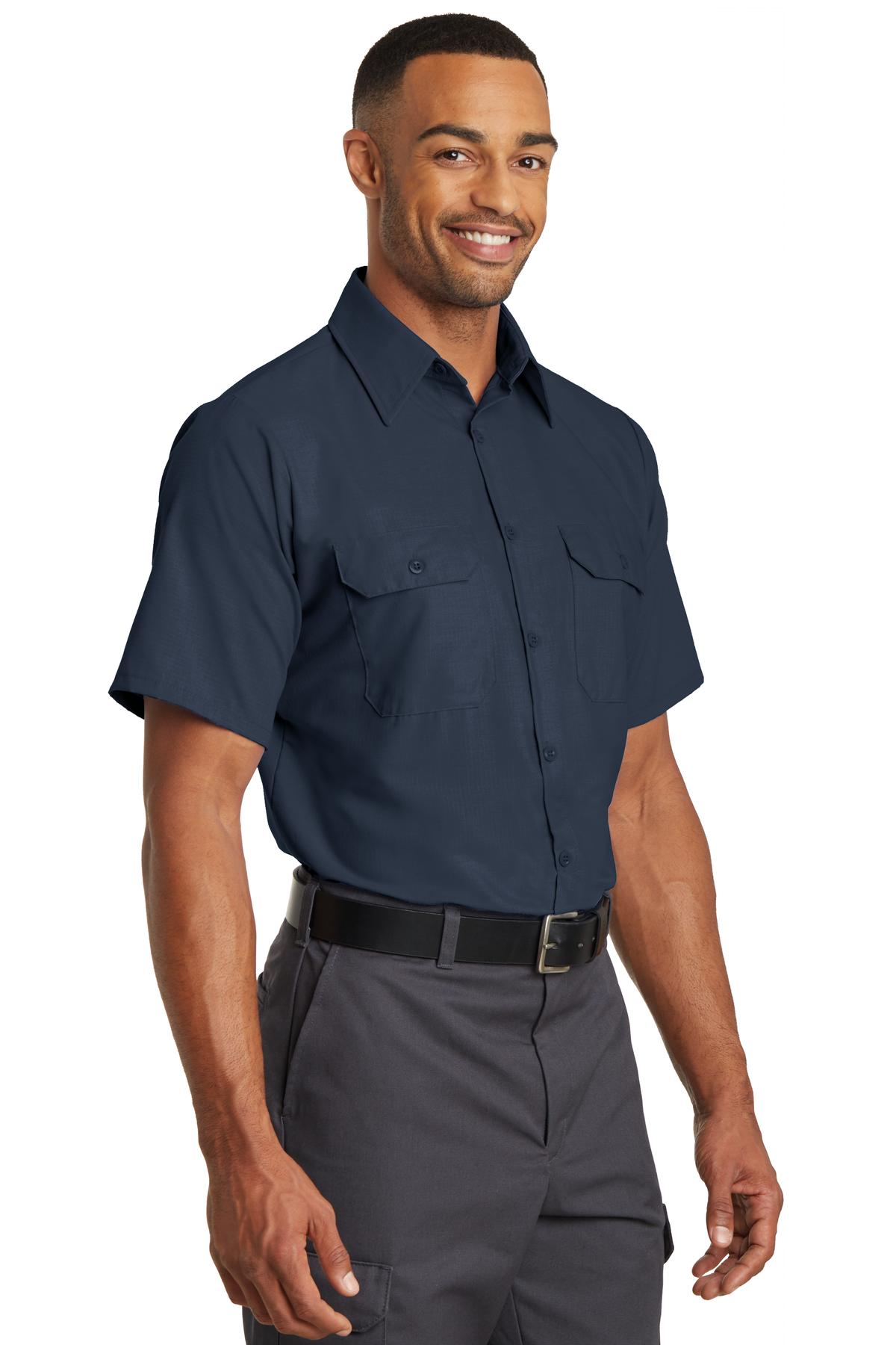 Red Kap Short Sleeve Solid Ripstop Shirt. SY60 10
