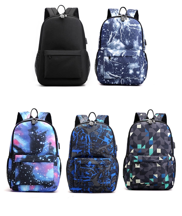 Custom Two-piece Laptops Backpacks with USB Charging Port 17
