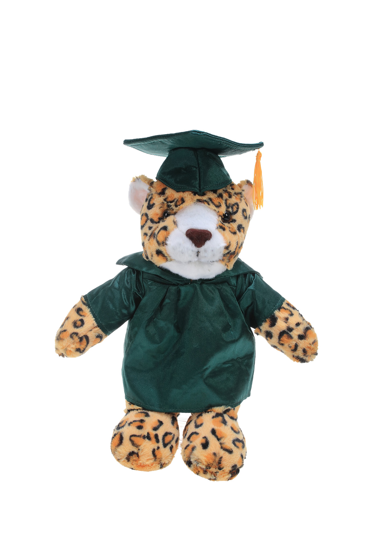 Soft Plush Leopard in Graduation Cap & Gown Stuffed Animal 1