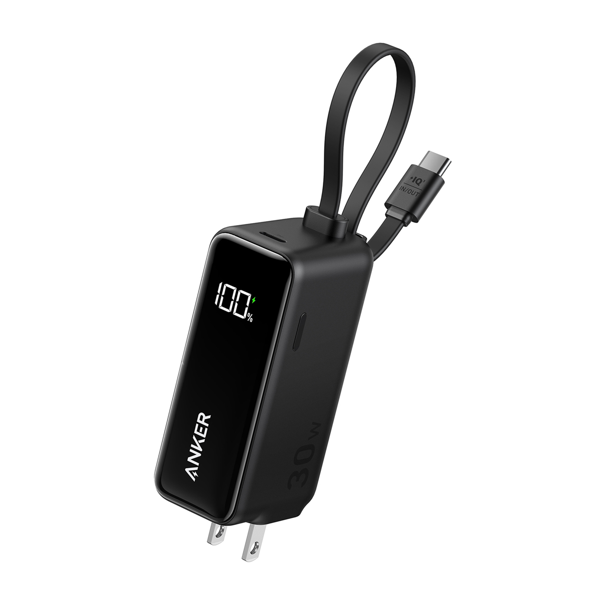 Anker 3-in-1 Power Bank (30W, Fusion, Built-In USB-C Cable) 4