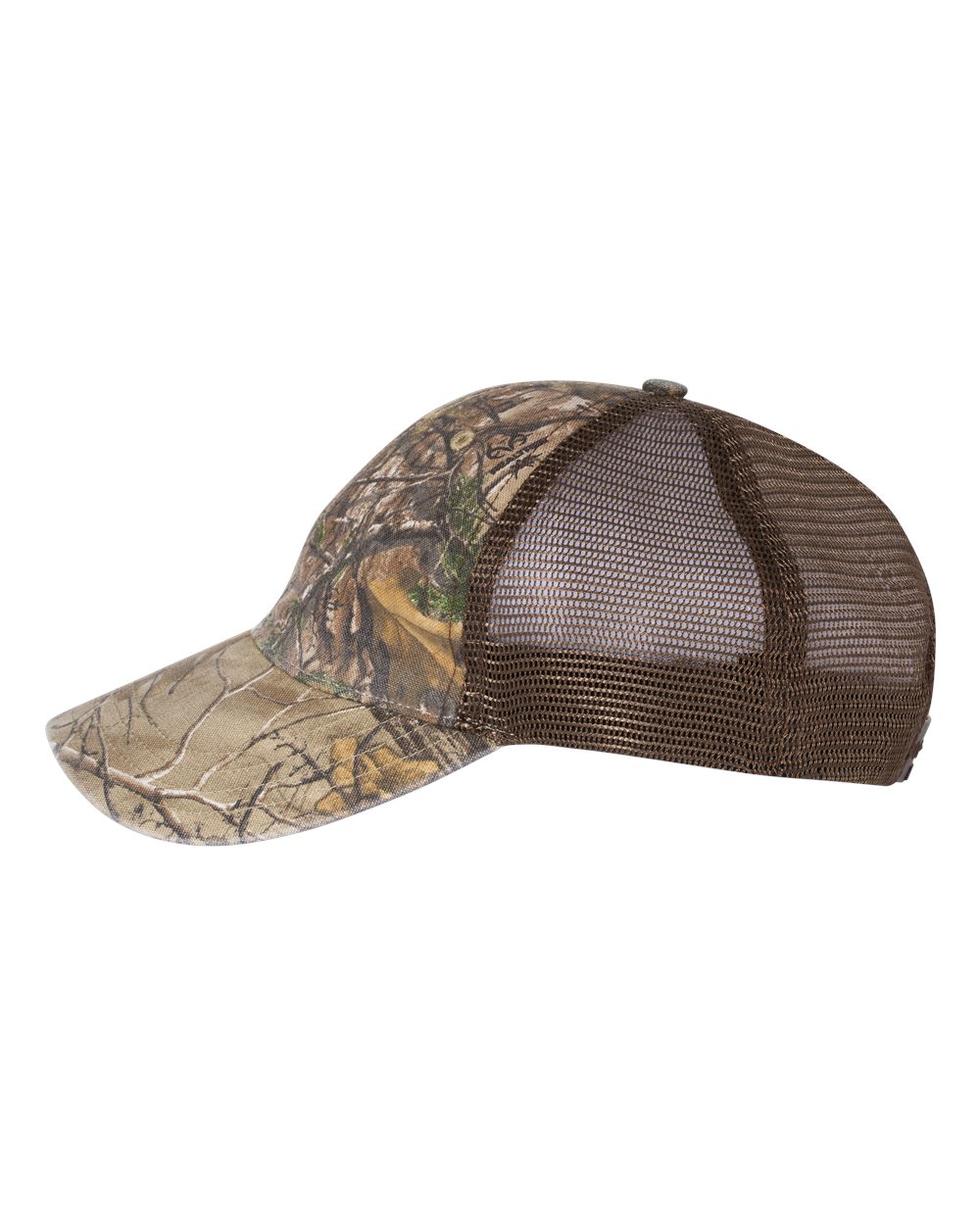 Garment Washed Printed Trucker Cap - 111P 19