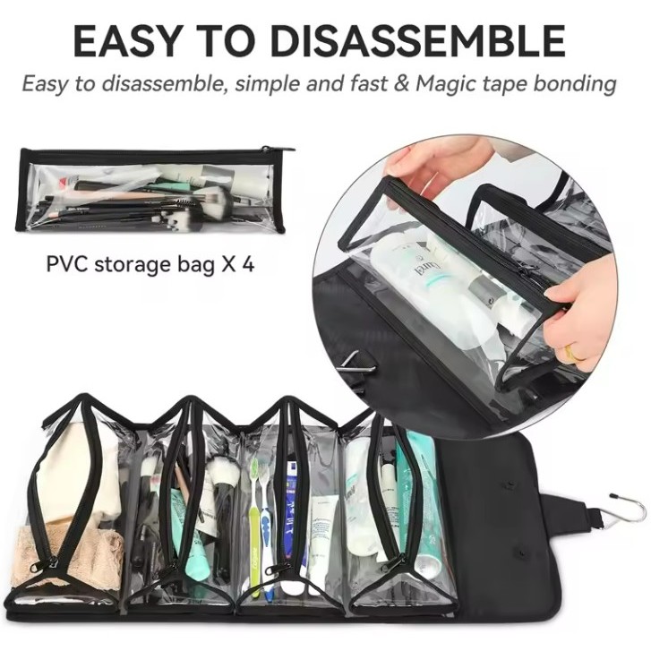 Foldable Hanging Storage Toiletry Bags 4