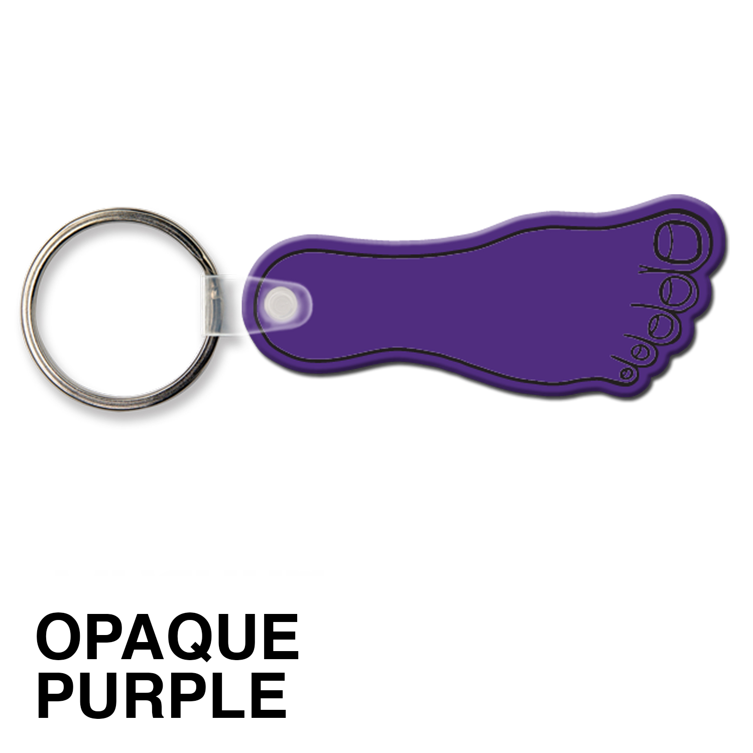 Foot Key Tag (Spot Color) 6