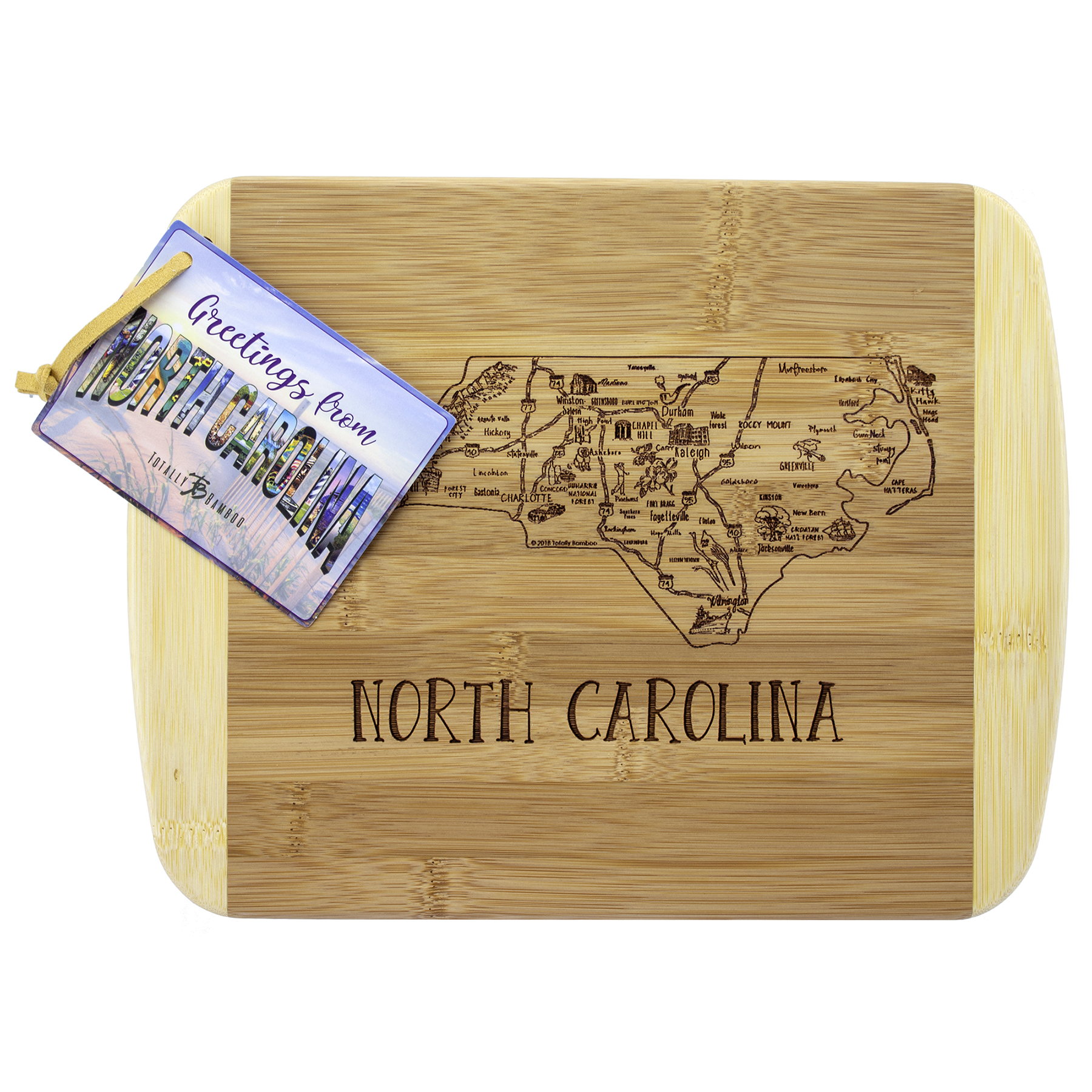A Slice of Life North Carolina Serving & Cutting Board 9