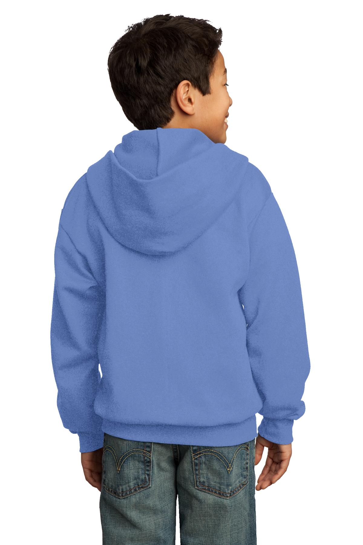 Port & Company® Youth Core Fleece Full-Zip Hooded Sweatshirt 117