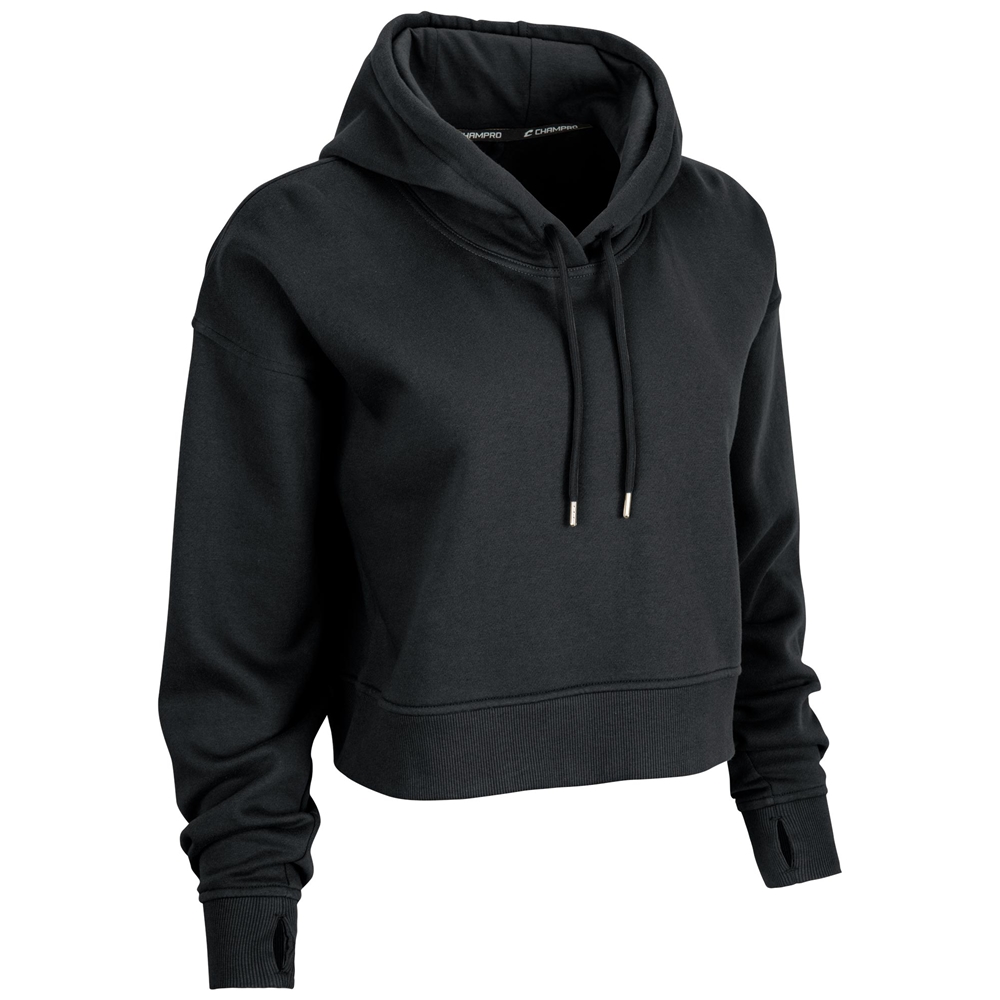 Victory Fleece Women's Crop Hoodie, custom hoodie or sweatshirt with logo imprint 7