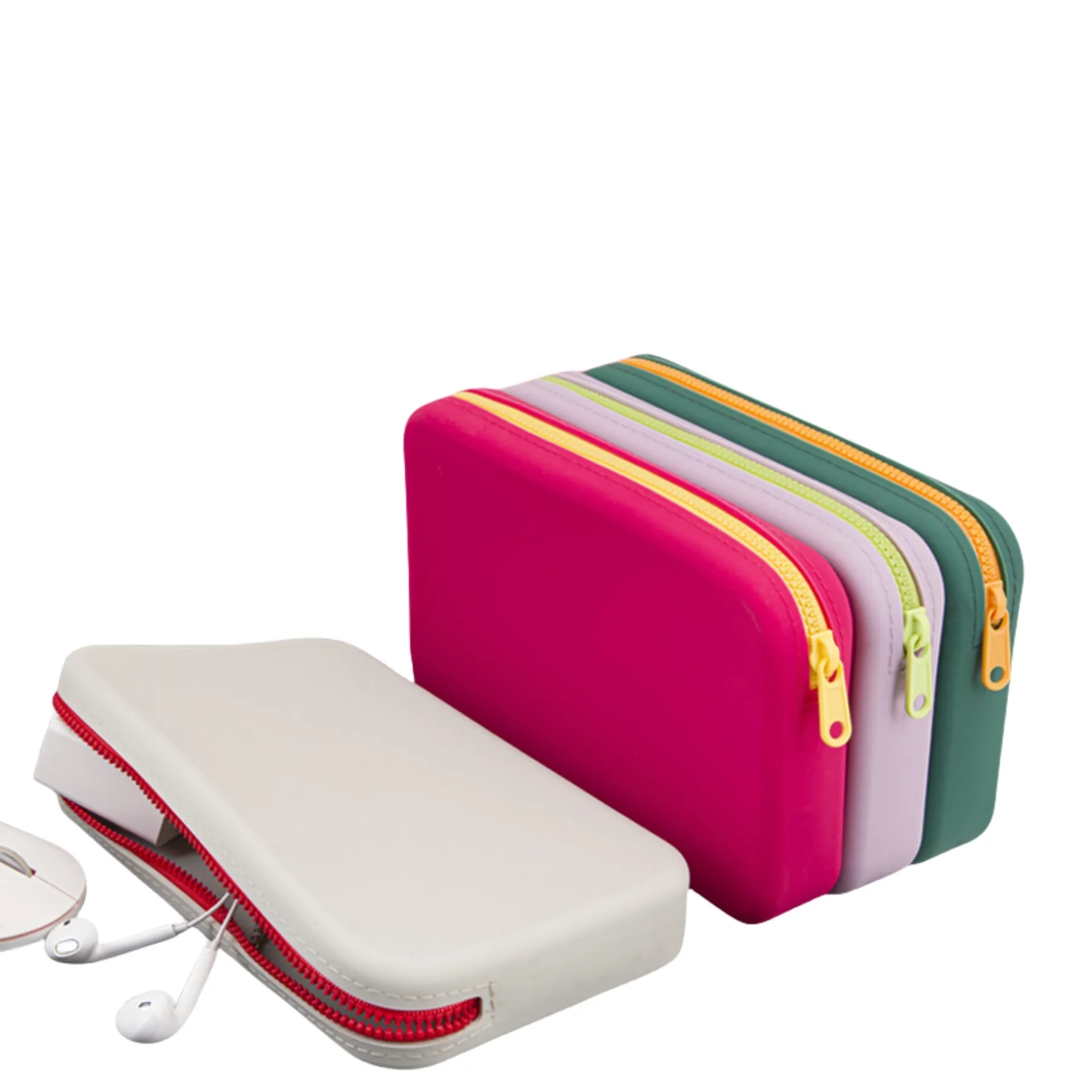Stylish Silicone Makeup Brush Bag 4