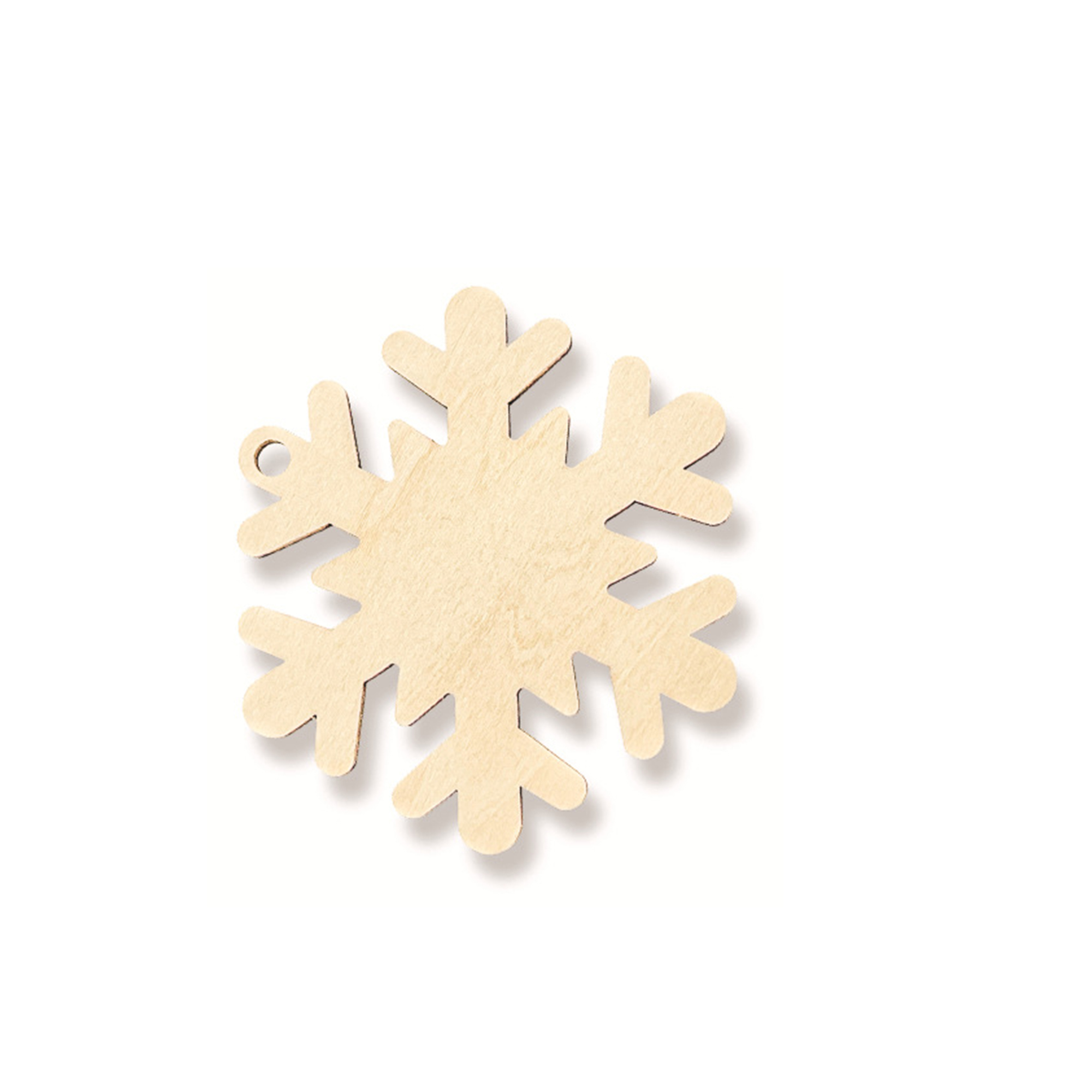 Natural Wood Christmas Tree Pendant 71