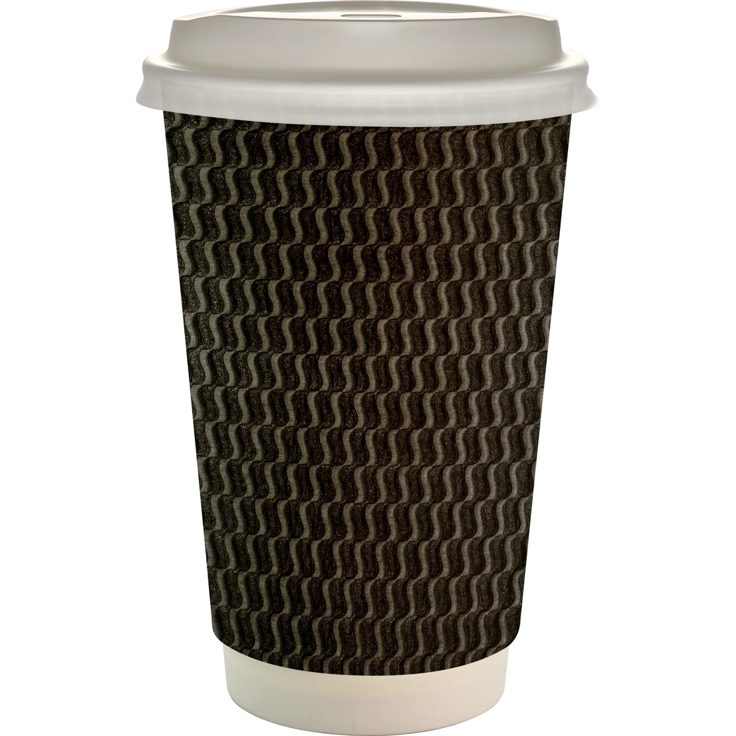 16 oz. Full Color Wave Paper Cup With Lid 9