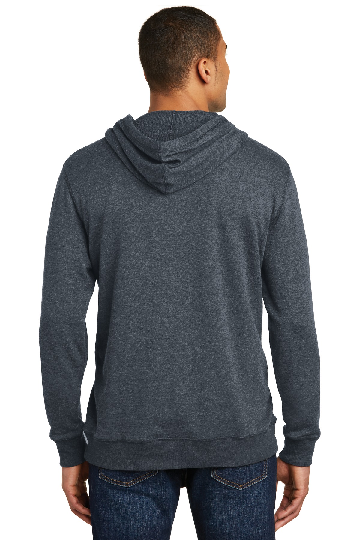 District Lightweight Fleece Hoodie. DM391, custom hoodie or sweatshirt with logo imprint 19