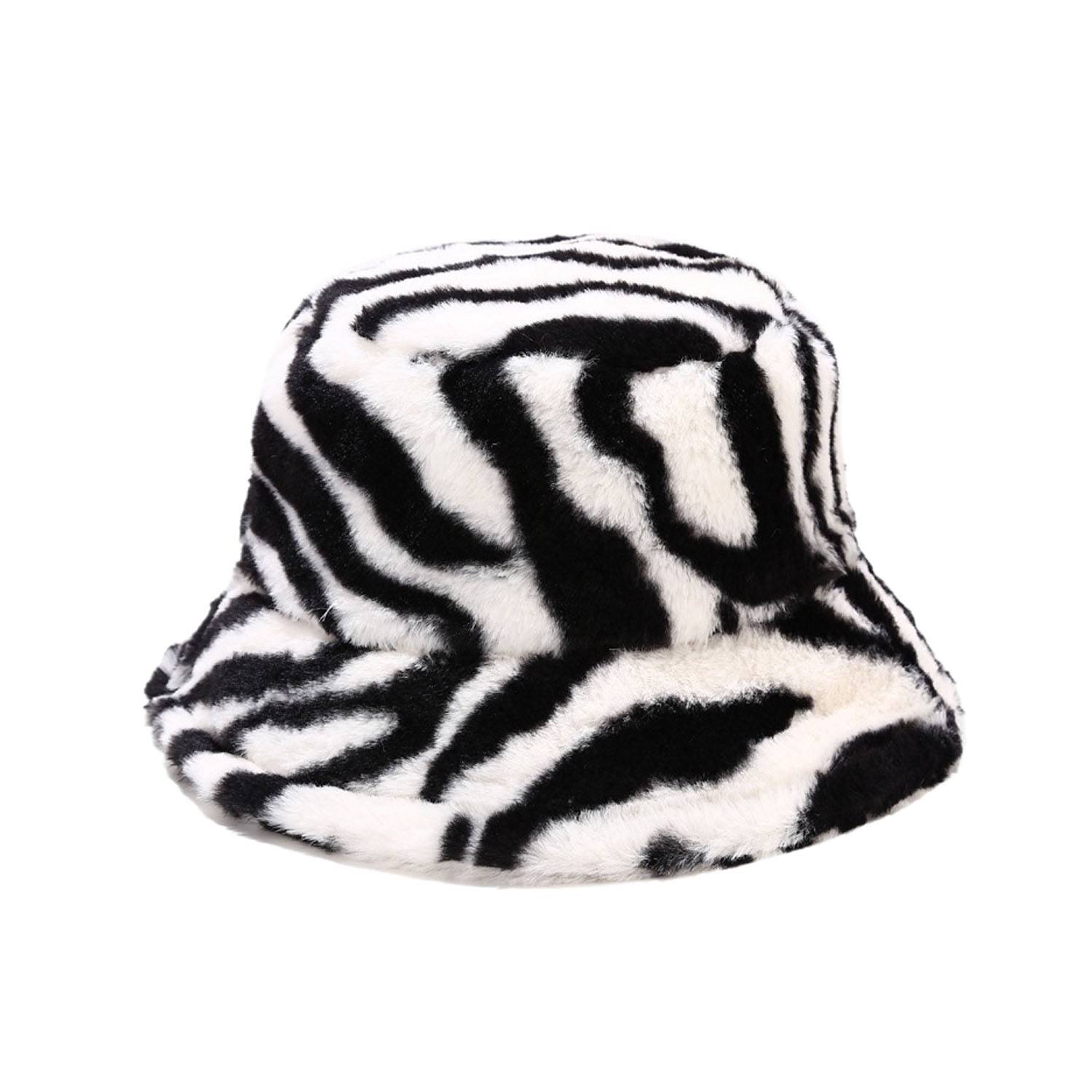 Lightweight Windproof Cozy Warm Plush Fleece Bucket Hat 1