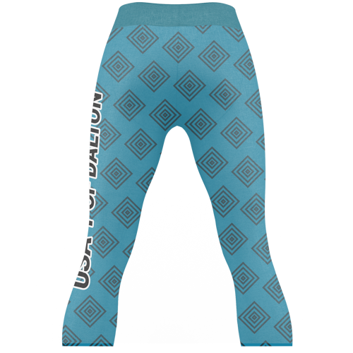 Women's Premium Quality Sublimation Yoga Capri Pants - 250G 5
