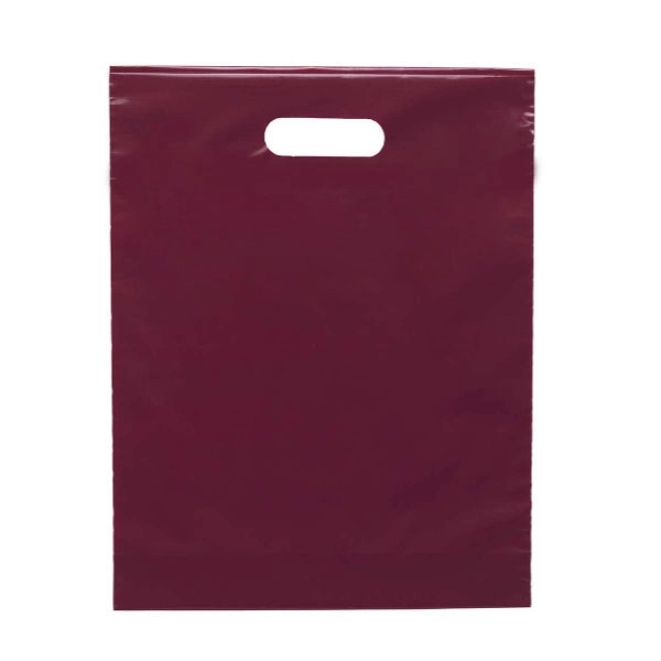 Plastic Die Cut Handle Bag - 12 " x 4 " x 15.75 " 4