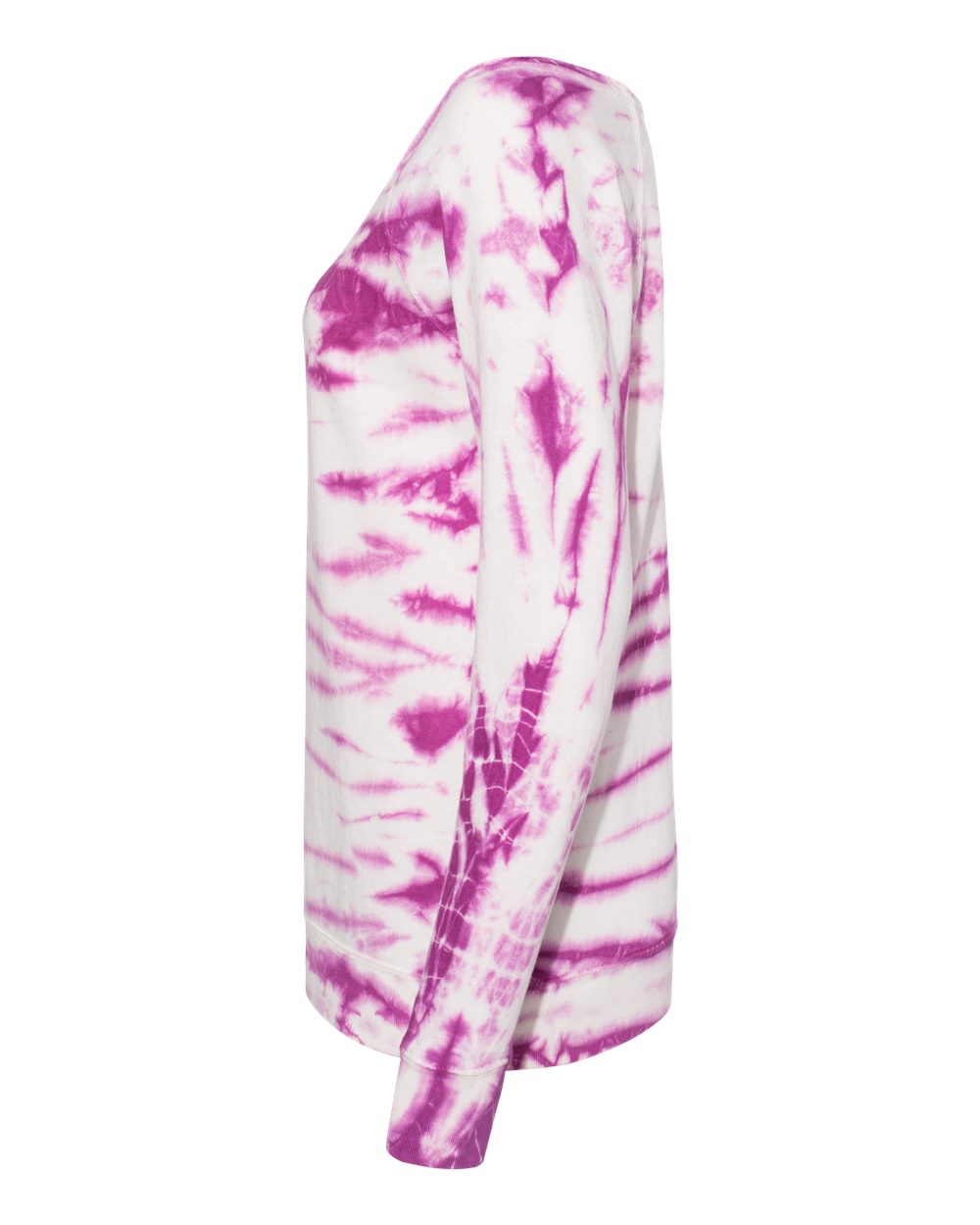 Women's French Terry Off-the-Shoulder Tie-Dyed Sweatshirt - W20173 7