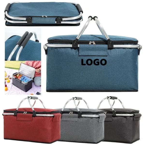 Foldable Insulated Picnic Basket 1