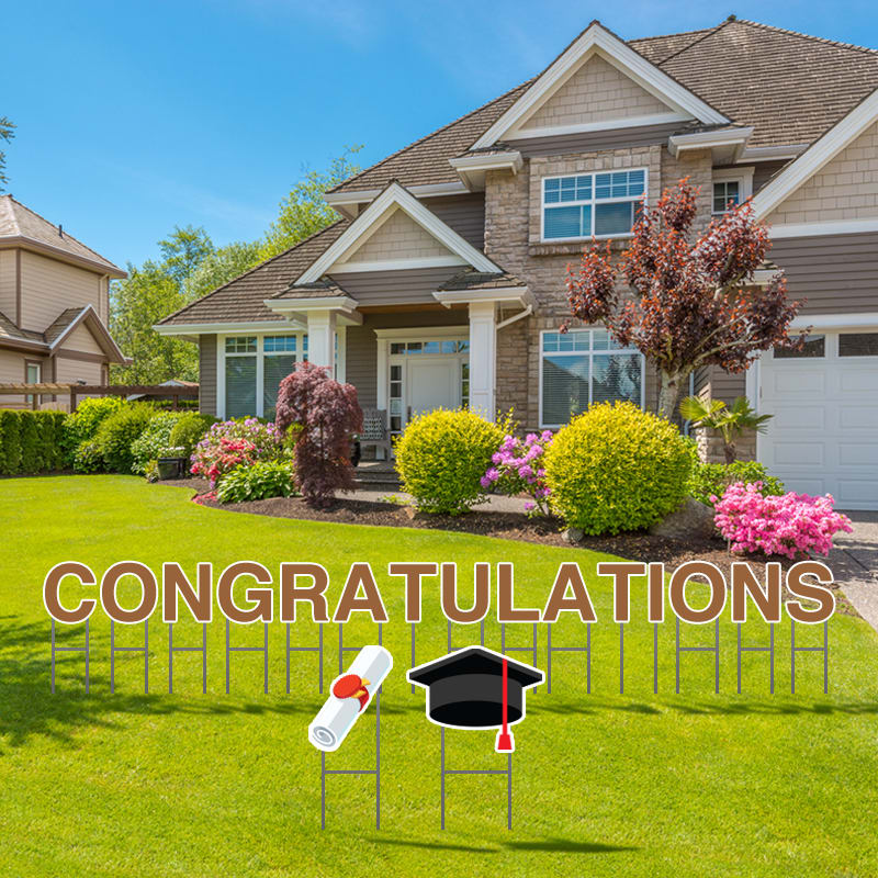Congratulations Yard Letters 3