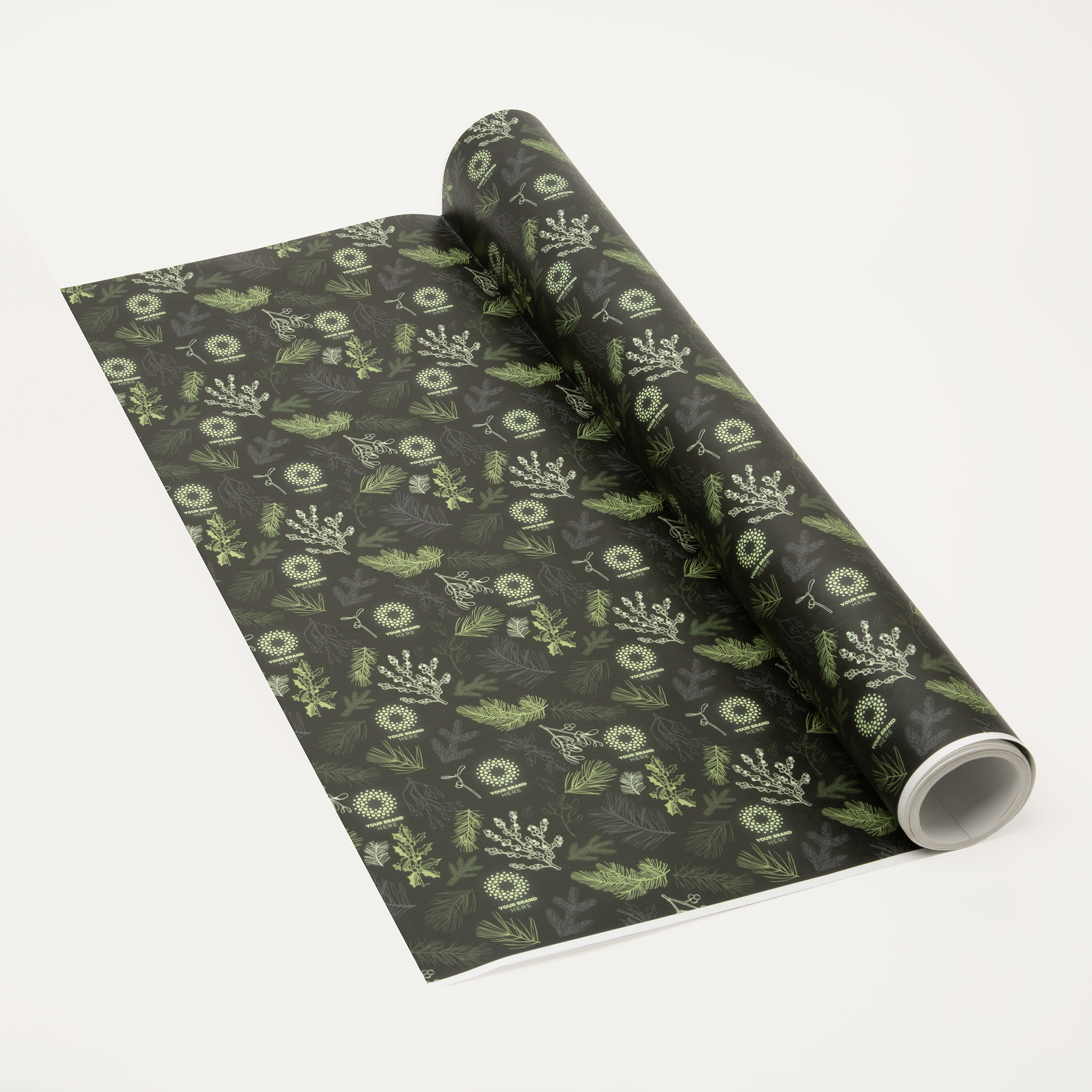 Full Color Custom White Wrapping Paper 25' Roll 6