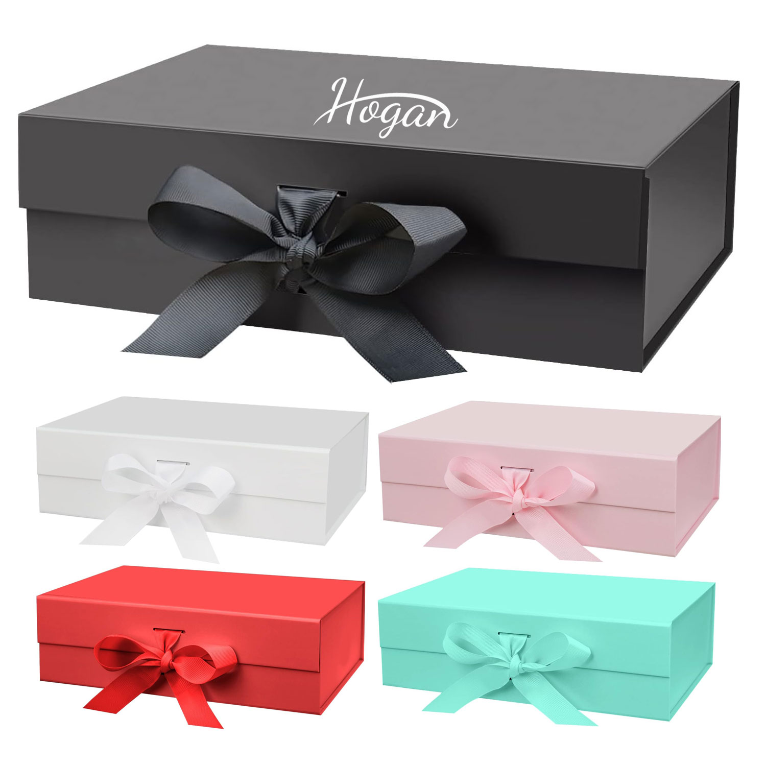 Composite Gift Boxes W/ Ribbons 2