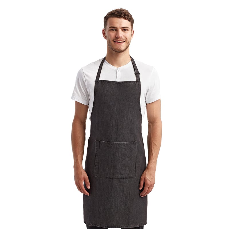 Artisan Collection By Reprime Unisex 'Colours' Recycled Bib Apron With Pocket 44