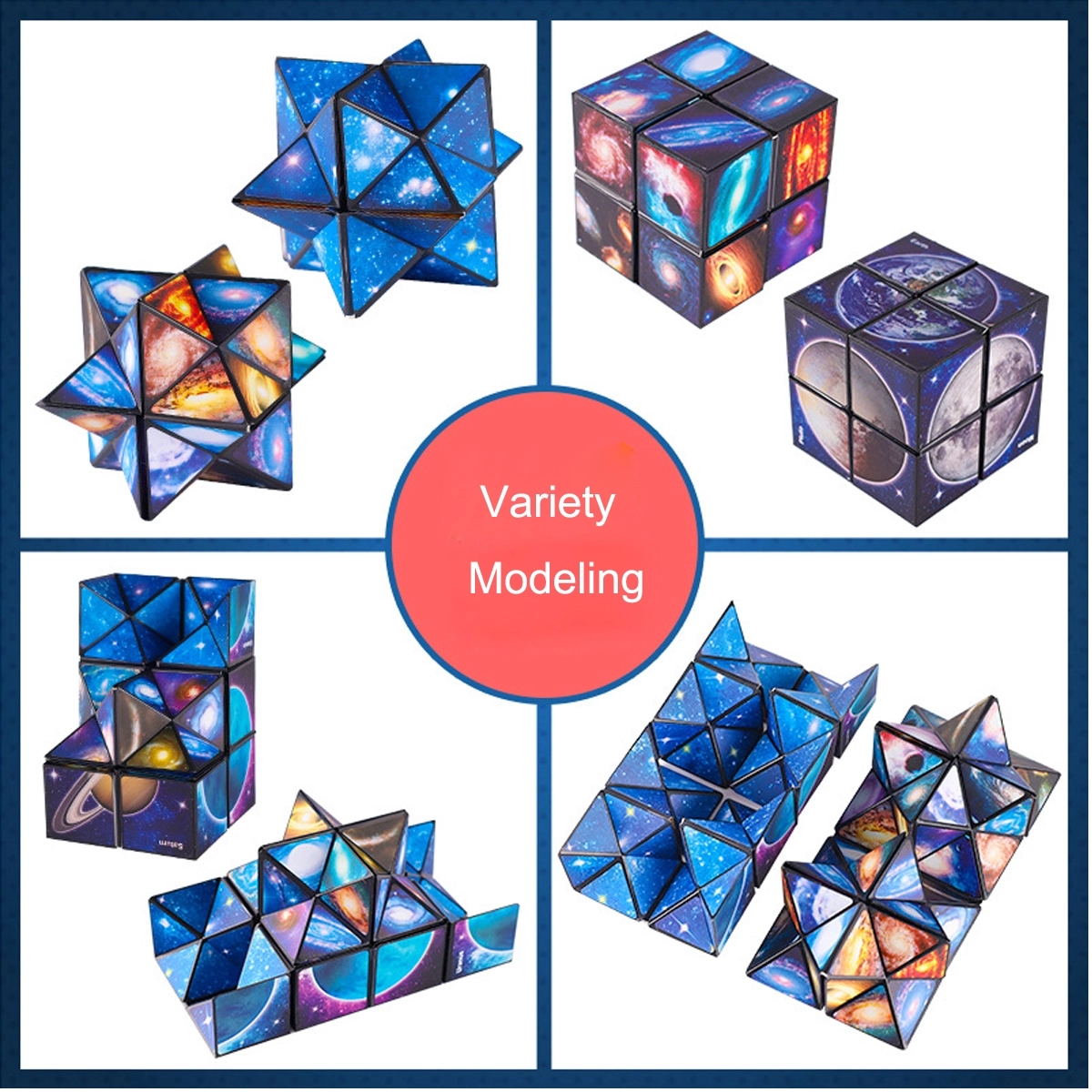 Infinity 3D Changeable Fidget Toy Star Cube Puzzle 4